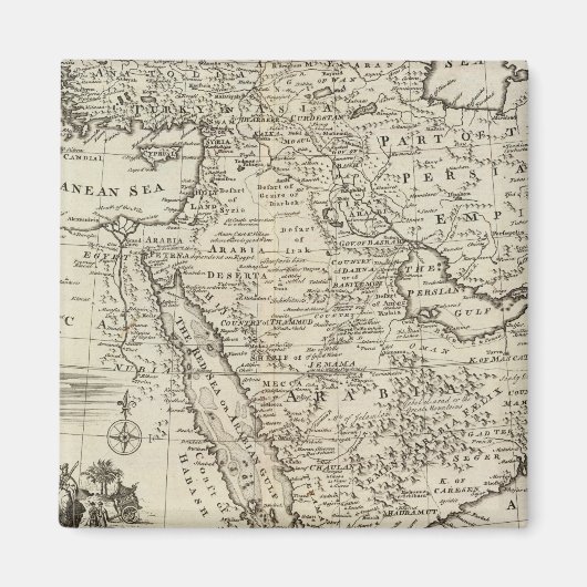 Aimant Moyen-Orient (Devant)