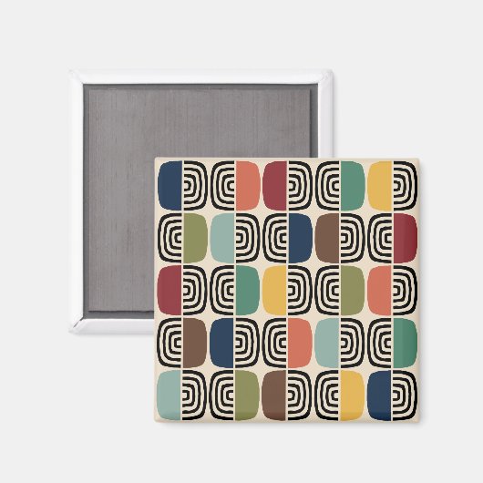 Aimant Moyen-siècle Âge atomique moderne (Recto/Verso)