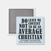 Aimant Moyenne des citations chrétiennes (Recto/Verso)