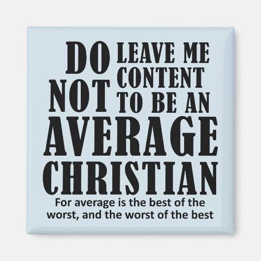 Aimant Moyenne des citations chrétiennes (Devant)