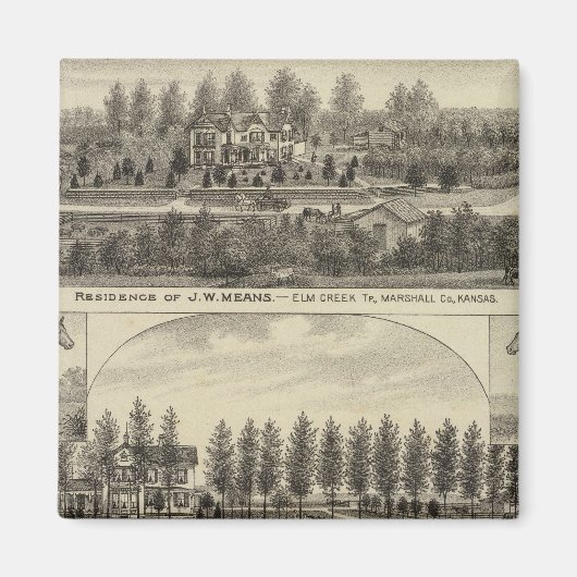 Aimant Moyens, truites et sabines au Kansas (Devant)