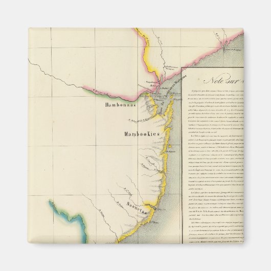Aimant Mozambique, Afrique du Sud 52 (Devant)
