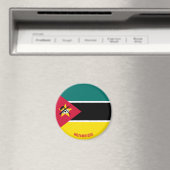 Aimant Mozambique Drapeau charmant patriotique (In Situ (Lave-vaisselle))