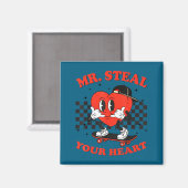 Aimant Mr Steal Your Heart For Boys Toddlers Valentine's  (Recto/Verso)