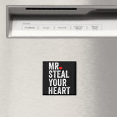 Aimant Mr. Steal Your Heart Funny Valentines Day Men’s  (In Situ (Lave-vaisselle))