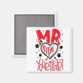 Aimant Mr Steal Your Heart Valentines Day Matching Coupl (Recto/Verso)