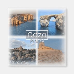 Aimant MT0016 Europe, Malte, Gozo, réfrigérateur