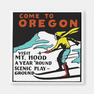 Aimant Mt. CAPOT ORÉGON - Vintage voyage