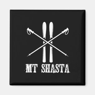 Aimant Mt Shasta Californie Ski Skieur Ski Alpin Nordique
