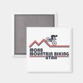 Aimant Mtb Utah - Moab Vélo Tout Terrain (Recto/Verso)