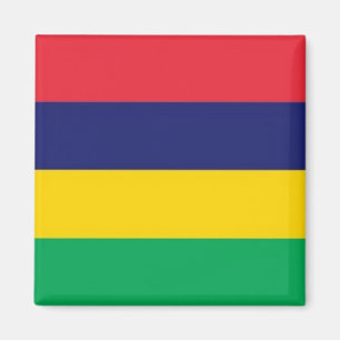 Aimant MU - Maurice - Drapeau