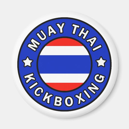 Aimant Muay Thai Kickboxing (Devant)