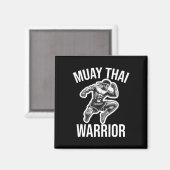 Aimant Muay Thai Warrior Boxing Fighting Martial Arts Com (Recto/Verso)
