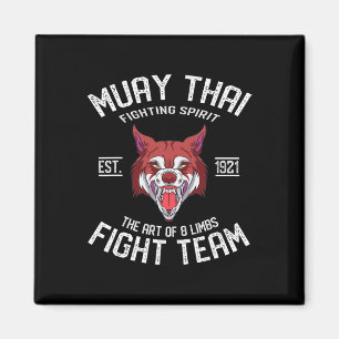 Aimant Muay Thai Wolf - Boxe Thaïlandaise et Kickboxing