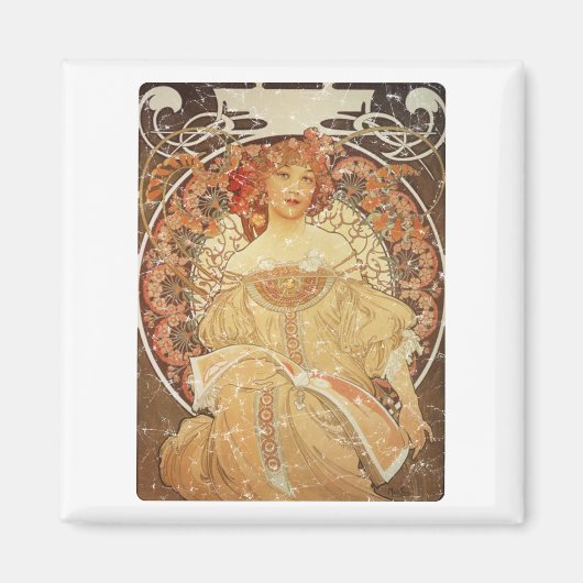 Aimant Mucha 2 - 1890 (Devant)