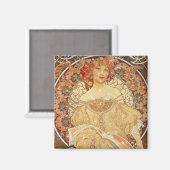 Aimant Mucha 2 - 1890 - en détresse (Recto/Verso)