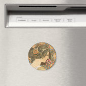 Aimant Mucha Primrose CC0639 Collection d'art frigo Magne (In Situ (Lave-vaisselle))