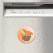 Aimant Muffin au Fruit Orange (In Situ (Lave-vaisselle))