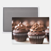 Aimant Muffins au Chocolat (Recto/Verso)