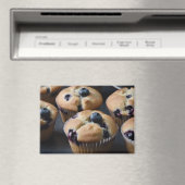 Aimant Muffins aux myrtilles (In Situ (Lave-vaisselle))