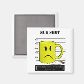 Aimant Mug Tiré Café Mug Cup Mème de dessin (Recto/Verso)