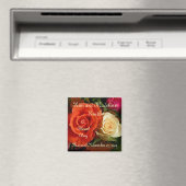 Aimant multi-rose, Kim et MadelineSmith, ABlessedDay,... (In Situ (Lave-vaisselle))