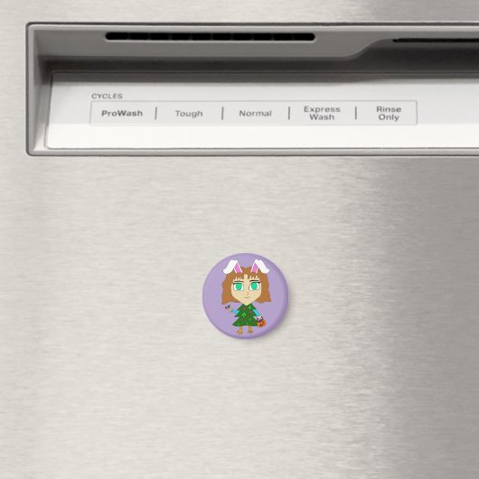 Aimant Multi Vacances Chibi (In Situ (Lave-vaisselle))