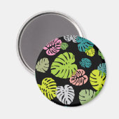 Aimant Multicolor Feuilles tropicaux 2 (Recto/Verso)
