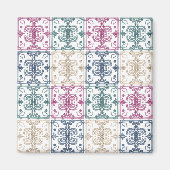 Aimant Multicolor Tiles (Devant)