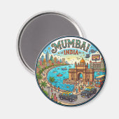 Aimant Mumbai Inde (Recto/Verso)