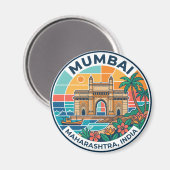 Aimant Mumbai Inde (Recto/Verso)