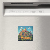 Aimant Mumbai Inde Voyage Souvenir 🗺️ (In Situ (Lave-vaisselle))