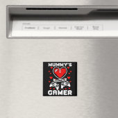 Aimant Mummy's Favorite Gamer Funny Boys Kids Valentine's (In Situ (Lave-vaisselle))