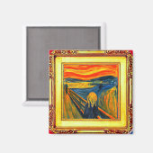 Aimant Munch, Le Cri, Art (Recto/Verso)