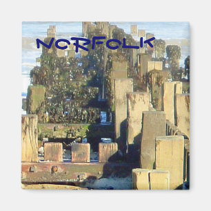 Aimant Mundesley Beach Groin, Norfolk, Royaume-Uni