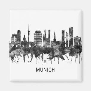 Aimant Munich Allemagne Skyline