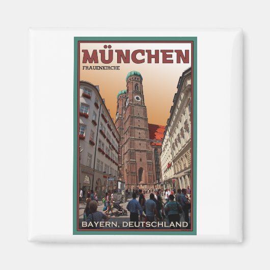 Aimant Munich - Frauenkirche (Devant)