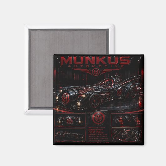 aimant munkus/aimant automobile munkus (Recto/Verso)