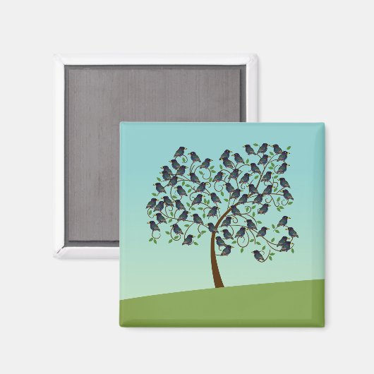 Aimant Murmuration de Starlings (Recto/Verso)
