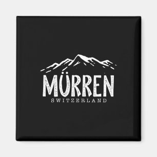 Aimant Murren Suisse Montagnes Skieur Suisse Ski