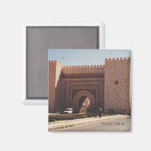 Aimant Murs de ville et porte de Meknès (Recto/Verso)