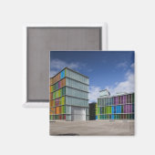 Aimant MUSAC, musée d'art contemporain (Recto/Verso)
