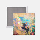 Aimant Muse sur Pegasus, Redon (Recto/Verso)