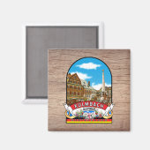 Aimant Musée allemand de Kulmbach (Recto/Verso)