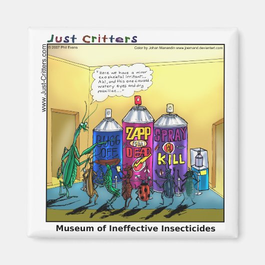 Aimant Musée des Insecticides Inefficaces (Devant)