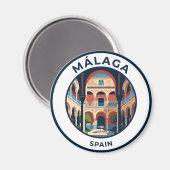 Aimant Musée Picasso, Málaga Espagne (Recto/Verso)