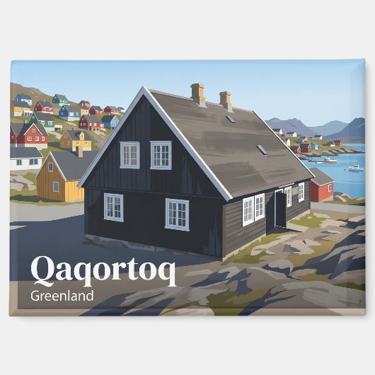 Aimant Musée Qaqortoq Groenland (Recto)