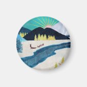 Aimant Musher du matin (Devant)