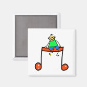 Aimant Music Kid (Recto/Verso)