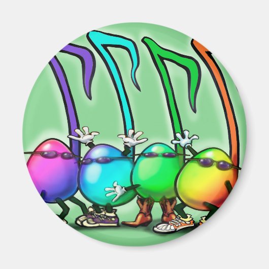 Aimant Music Notes Party (Devant)